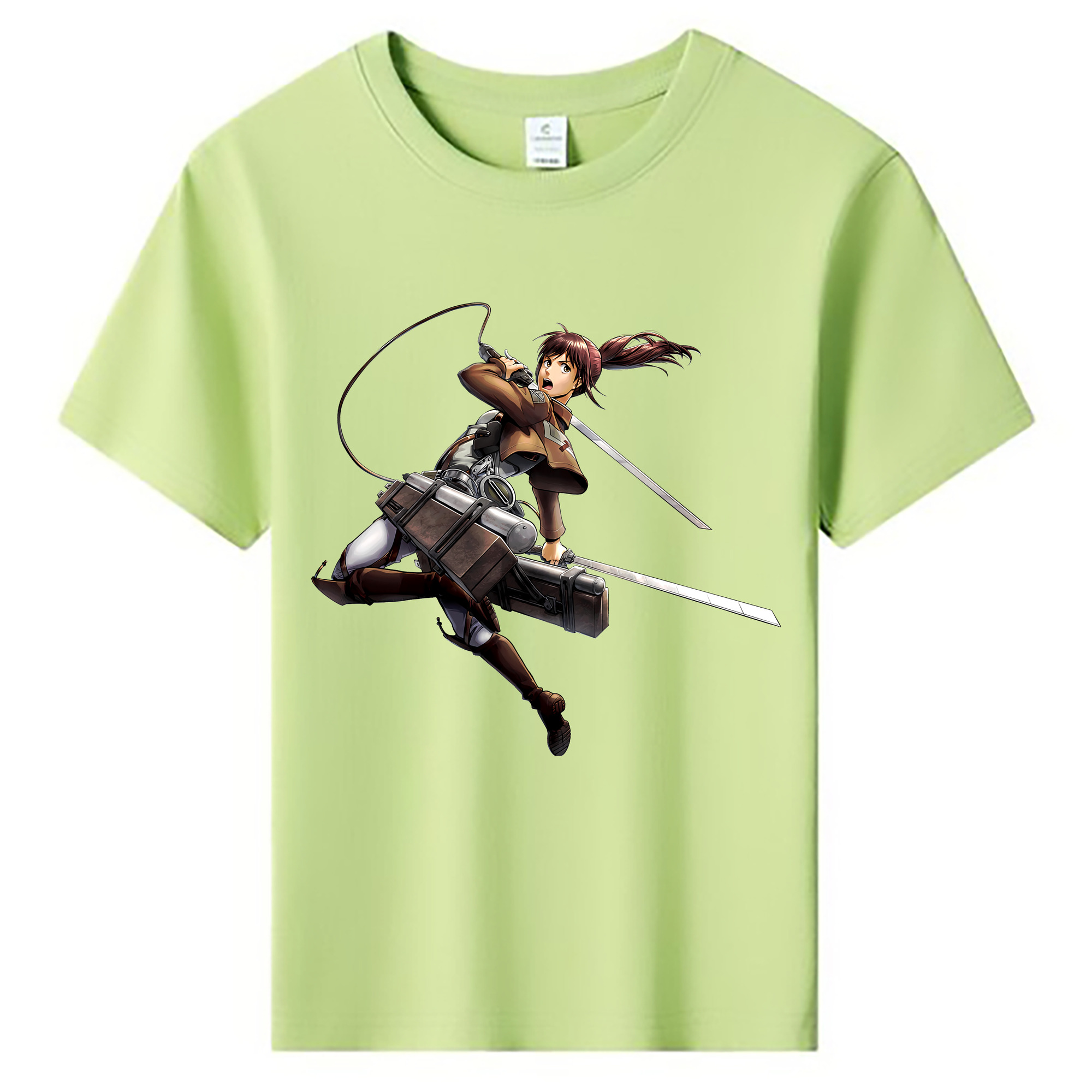 （画像用） 進撃の巨人 サシャ·ブラウス Attack on Titan Sasha Blaus 綿100％キッズTシャツ（フロントプリント）